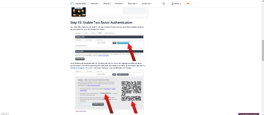 Liquid Web Authentication 