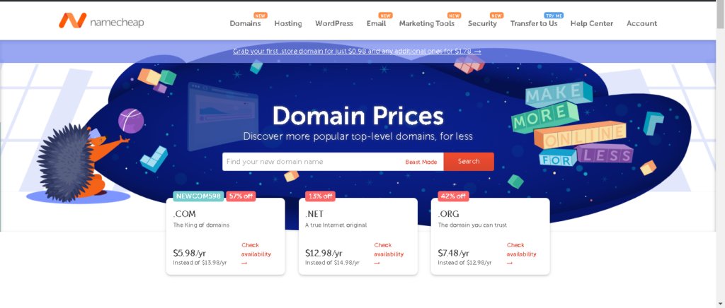 Namecheap Review